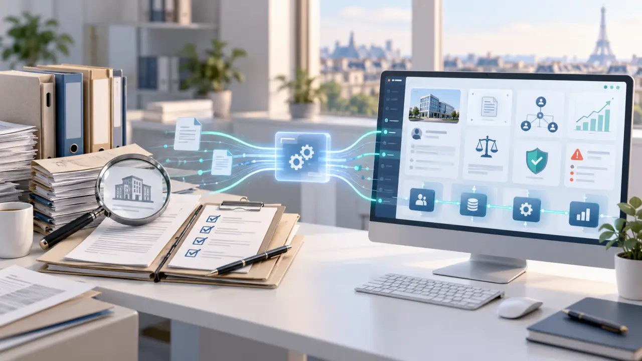 Tableau de bord de veille RCS et de conformité KYC automatisée