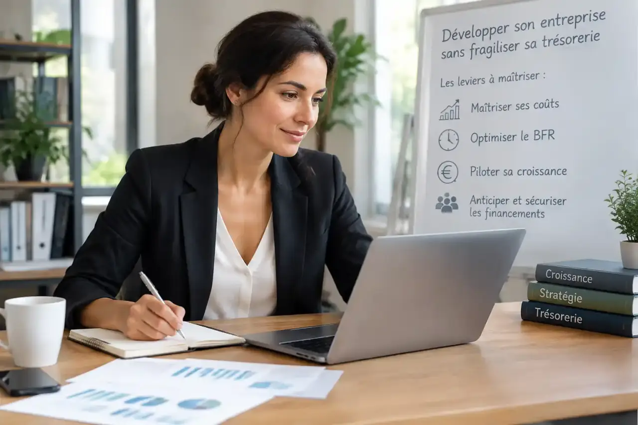 Développer son entreprise sans fragiliser sa trésorerie : les leviers à maîtriser