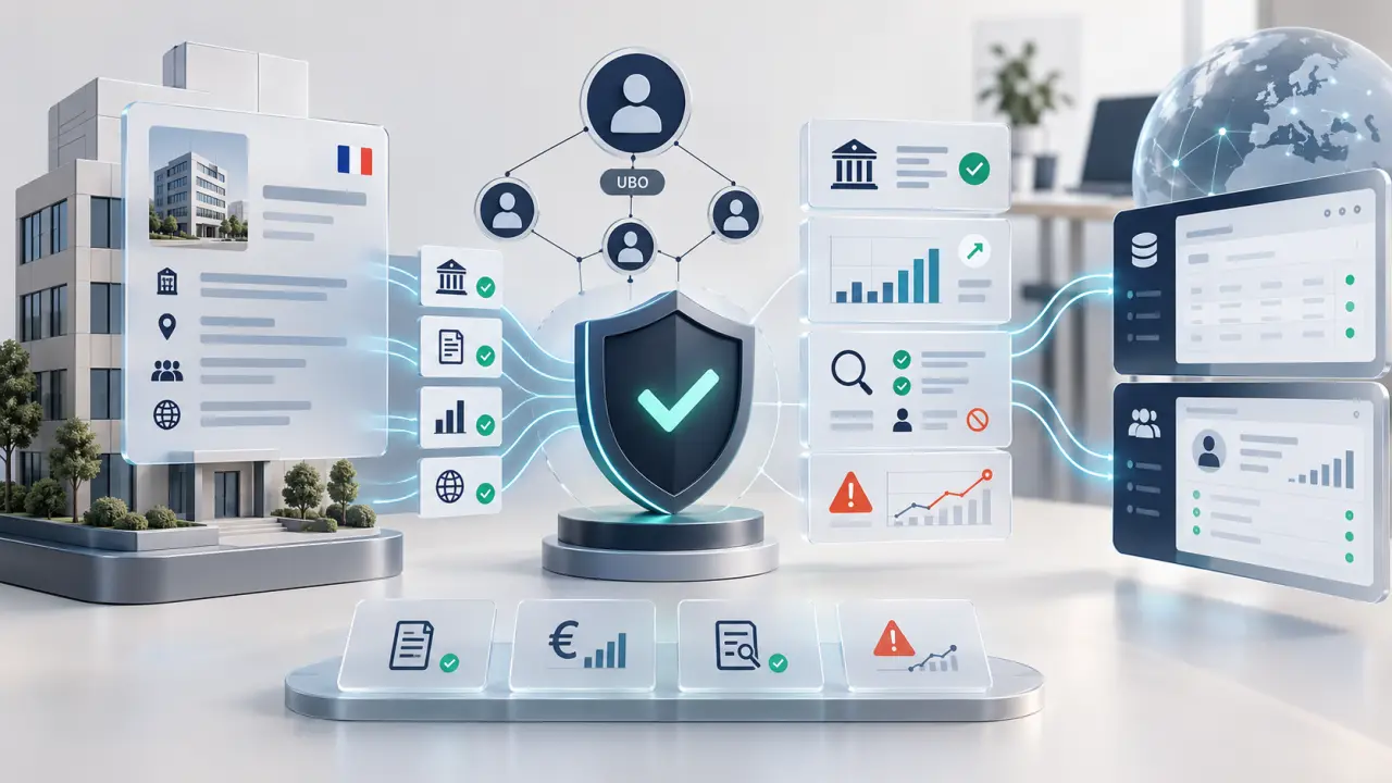 Tableau de bord de veille KYC et de surveillance des fournisseurs