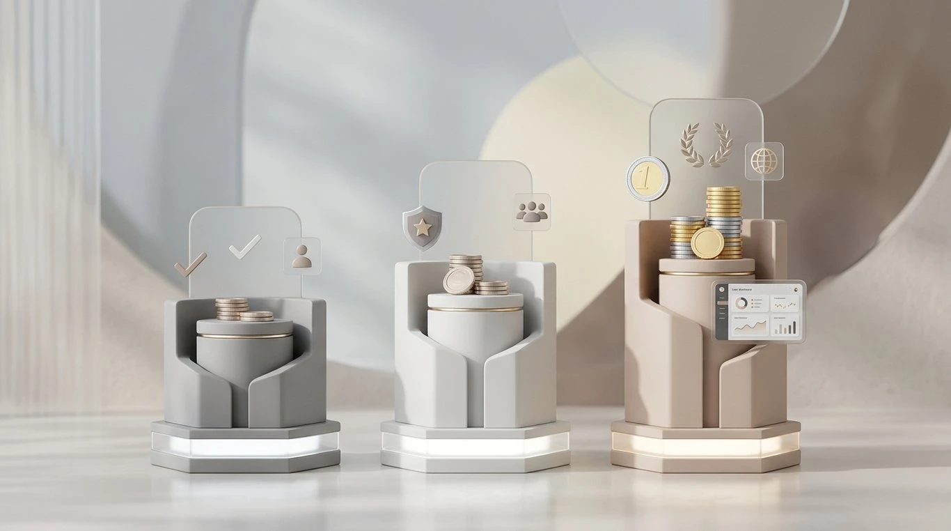 Aperçu 3D des offres et abonnements de Veille Registre