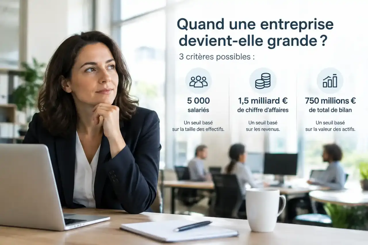 Quand une entreprise devient-elle grande ? 5 000 salariés ou deux seuils financiers